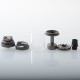 Authentic Ambition Mods Revorie RDL & DL RTA Rebuildable Atomizer - Gun Metal, Air Pins 2, 2.5, 3.0, 3.5mm, 5.0ml, 23mm Diameter