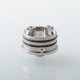 YFTK Thin Base Deck V3 for Flash e-Vapor V4.5S+ / V4.5 Style 23mm RTA - Silver