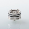 YFTK Thin Base Deck V3 for Flash e-Vapor V4.5S+ / V4.5 Style 23mm RTA - Silver