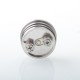 YFTK Thin Base Deck V3 for Flash e-Vapor V4.5S+ / V4.5 Style 23mm RTA - Silver