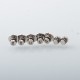 YFTK Bottom Intake Base with 5 Air Pins for Ambition Mods Bishop MTL RTA 2.0ml / 4.0ml - Silver, 0.8, 1.0, 1.2, 1.5, 1.7mm
