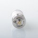YFTK Ka V7 Style RTA Rebuildable Tank Atomizer w/ Nano Tank + Extension Kit - Silver, PC + 316 Stainless Steel, 3ml, 23mm Dia.