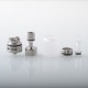 YFTK Ka V7 Style RTA Rebuildable Tank Atomizer w/ Nano Tank + Extension Kit - Silver, PC + 316 Stainless Steel, 3ml, 23mm Dia.