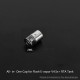 YFTK All in One Tank Cap 2.0ml for Flash e-Vapor V4.5S+ / V4.5 Style RTA - Silver