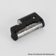 YFTK 18650 Universal Battery Wrapper Skin Sticker - Silver Texture (5 PCS)