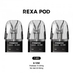 [Ships from Bonded Warehouse] Authentic FreeMax Rexa Series Pod Cartridge for FreeMax Rexa S / Rexa SQ - 1.2ohm, 3.0ml (3 PCS)