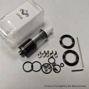 YFTK Dvarw 16 CL Style RTA Atomizer - Black, 3ml, 3 x 0.8mm, 0.8mm, 1.0mm, 2 x 0.8mm, 2 x 1.0mm, 2 x 1.2mm, 16mm Diameter