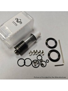 YFTK Dvarw 16 CL Style RTA Atomizer - Black, 3ml, 3 x 0.8mm, 0.8mm, 1.0mm, 2 x 0.8mm, 2 x 1.0mm, 2 x 1.2mm, 16mm Diameter