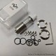 YFTK Dvarw 16 CL Style RTA Atomizer - Silver, 3ml, 3 x 0.8mm, 0.8mm, 1.0mm, 2 x 0.8mm, 2 x 1.0mm, 2 x 1.2mm, 16mm Diameter