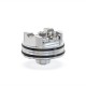 Authentic Auguse Era V5 RTA Atomizer - Silver, 5ml, Air Pins 1 x Nonporous, 2 x 0.8, 2 x 0.9, 2 x 1.0, 2 x 1.2mm, 22mm Diameter