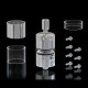 Authentic Auguse Era V5 RTA Atomizer - Silver, 5ml, Air Pins 1 x Nonporous, 2 x 0.8, 2 x 0.9, 2 x 1.0, 2 x 1.2mm, 22mm Diameter