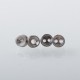 Four One Five 415 RDA Kaze Style RDL / MTL RDA Rebuildable Atomizer - Silver, BF Pin, Air Pin 0.9mm x 2, 1.0mm x 2, 1.0mm, 1.4mm