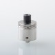 Four One Five 415 RDA Kaze Style RDL / MTL RDA Rebuildable Atomizer - Silver, BF Pin, Air Pin 0.9mm x 2, 1.0mm x 2, 1.0mm, 1.4mm