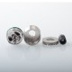 Four One Five 415 RDA Kaze Style RDL / MTL RDA Rebuildable Atomizer - Silver, BF Pin, Air Pin 0.9mm x 2, 1.0mm x 2, 1.0mm, 1.4mm