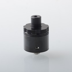 Four One Five 415 RDA Kaze Style RDL / MTL RDA Rebuildable Atomizer - Black, BF Pin, Air Pin 0.9mm x 2, 1.0mm x 2, 1.0mm, 1.4mm