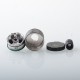 Four One Five 415 RDA Kaze Style RDL / MTL RDA Rebuildable Atomizer - Black, BF Pin, Air Pin 0.9mm x 2, 1.0mm x 2, 1.0mm, 1.4mm