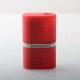 5AVape Stratum Balance2 Balance 2 Style VW Box Mod - Grid Red, 1~60W, 1 x 18650, Evolv DNA60 Chipset