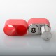 5AVape Stratum Balance2 Balance 2 Style VW Box Mod - Grid Red, 1~60W, 1 x 18650, Evolv DNA60 Chipset