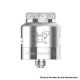 [Ships from Bonded Warehouse] Authentic Hellvape Dead Rabbit 4 RDA Atomizer - Silver, BF Pin, 24mm Diameter