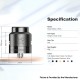 [Ships from Bonded Warehouse] Authentic Hellvape Dead Rabbit 4 RDA Atomizer - Silver, BF Pin, 24mm Diameter
