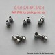 YFTK Air Pins Set for Ambition Mods Bishop 22mm MTL RTA - 2 x 0.9, 2 x 1.2, 2 x 1.4, 2 x 1.6, 2 x 2.0mm (10 PCS)