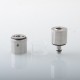 YFTK All in One Tank Cap 7ml for Flash e-Vapor V4.5S+ / V4.5 Style RTA - Silver