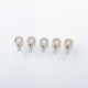 YFTK Dvarw 16 FL Style RTA Atomizer Full Kit - Silver, 3ml, 3 x 0.8mm, 0.8mm, 1.0mm, 2 x 0.8mm, 2 x 1.0mm, 2 x 1.2mm, 16mm Dia