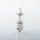 YFTK Dvarw 16 FL Style RTA Atomizer Full Kit - Silver, 3ml, 3 x 0.8mm, 0.8mm, 1.0mm, 2 x 0.8mm, 2 x 1.0mm, 2 x 1.2mm, 16mm Dia