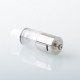 YFTK Dvarw 16 FL Style RTA Atomizer Full Kit - Silver, 3ml, 3 x 0.8mm, 0.8mm, 1.0mm, 2 x 0.8mm, 2 x 1.0mm, 2 x 1.2mm, 16mm Dia