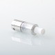 YFTK Dvarw 16 FL Style RTA Atomizer Full Kit - Silver, 3ml, 3 x 0.8mm, 0.8mm, 1.0mm, 2 x 0.8mm, 2 x 1.0mm, 2 x 1.2mm, 16mm Dia