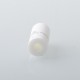 YFTK Snail Disposable 510 Drip Tip - Short White, Cotton, 20mm (20 PCS)