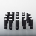 YFTK Snail Disposable 510 Drip Tip - Long Black, Cotton, 28mm (20 PCS)