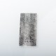YFTK 18650 Universal Battery Wrapper Skin Sticker - Silver Texture (1 PC)