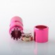El Thunder Style Hybrid Mechanical Mod - Pink, Aircraft Aluminum, 1 x 18650