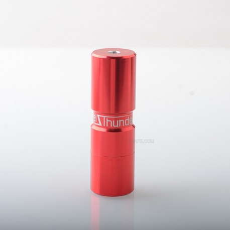 El Thunder Style Hybrid Mechanical Mod - Red, Aircraft Aluminum, 1 x 18650