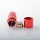 El Thunder Style Hybrid Mechanical Mod - Red, Aircraft Aluminum, 1 x 18650