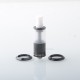 Dvarw 16 CL Style RTA Atomizer - Black, 3ml, 3 x 0.8mm, 0.8mm, 1.0mm, 2 x 0.8mm, 2 x 1.0mm, 2 x 1.2mm, 16mm Diameter