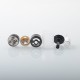 Dvarw 16 CL Style RTA Atomizer - Black, 3ml, 3 x 0.8mm, 0.8mm, 1.0mm, 2 x 0.8mm, 2 x 1.0mm, 2 x 1.2mm, 16mm Diameter