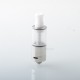 Dvarw 16 CL Style RTA Atomizer - Silver, 3ml, 3 x 0.8mm, 0.8mm, 1.0mm, 2 x 0.8mm, 2 x 1.0mm, 2 x 1.2mm, 16mm Diameter