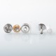 Dvarw 16 CL Style RTA Atomizer - Silver, 3ml, 3 x 0.8mm, 0.8mm, 1.0mm, 2 x 0.8mm, 2 x 1.0mm, 2 x 1.2mm, 16mm Diameter