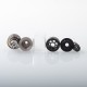 Kayfun Mini V3 Style RTA Rebuildable Tank Atomizer - Black, Stainless Steel + Glass, 2ml, 19mm Diameter