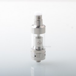 Kayfun Mini V3 Style RTA Rebuildable Tank Atomizer - Silver, Stainless Steel + Glass, 2ml, 19mm Diameter