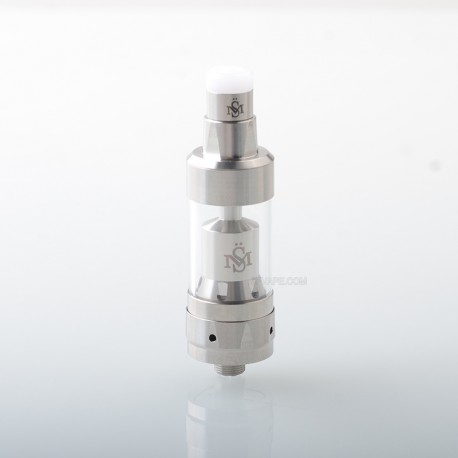 Kayfun Mini V3 Style RTA Rebuildable Tank Atomizer - Silver, Stainless Steel + Glass, 2ml, 19mm Diameter