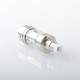 Kayfun Mini V3 Style RTA Rebuildable Tank Atomizer - Silver, Stainless Steel + Glass, 2ml, 19mm Diameter
