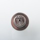 Kayfun Mini V3 Style RTA Rebuildable Tank Atomizer - Silver, Stainless Steel + Glass, 2ml, 19mm Diameter