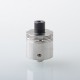 Four One Five 415 Kaze Style RDL / MTL RDA Rebuildable Atomizer - Silver, BF Pin, Air Pin 0.9mm x 2, 1.0mm x 2, 1.0mm, 1.4mm