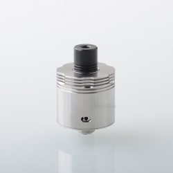 Four One Five 415 Kaze Style RDL / MTL RDA Rebuildable Atomizer - Silver, BF Pin, Air Pin 0.9mm x 2, 1.0mm x 2, 1.0mm, 1.4mm