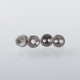 Four One Five 415 Kaze Style RDL / MTL RDA Rebuildable Atomizer - Silver, BF Pin, Air Pin 0.9mm x 2, 1.0mm x 2, 1.0mm, 1.4mm