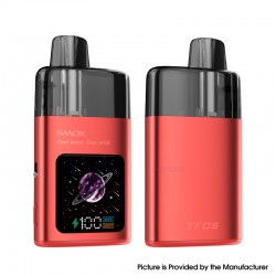 [Ships from Bonded Warehouse] Authentic SMOK TFOS Pod System Kit - Red, 1700mAh, 10ml, 0.8ohm
