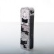 Rekavape Harpy Coffin Style DNA60C 60W Boro Mod - Silver Black, 1~60W, 1 x 18650, Compatible with Boro Tank, Evolv DNA60C Chip